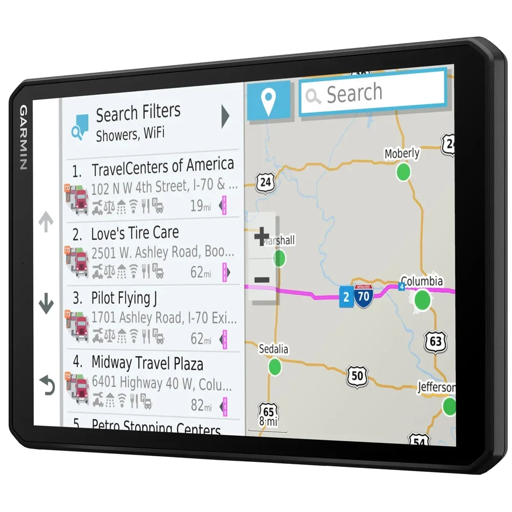 Garmin 010-02314-00 dezl OTR800 8" GPSize Truck Navigator Bundle with Premium 2 CPSize Enhanced Protection