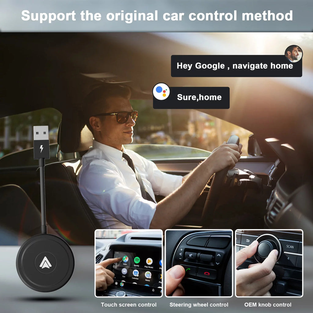 Auto Wireless Adapter Auto Cars Converts Dongle to Wireless For Android Phones