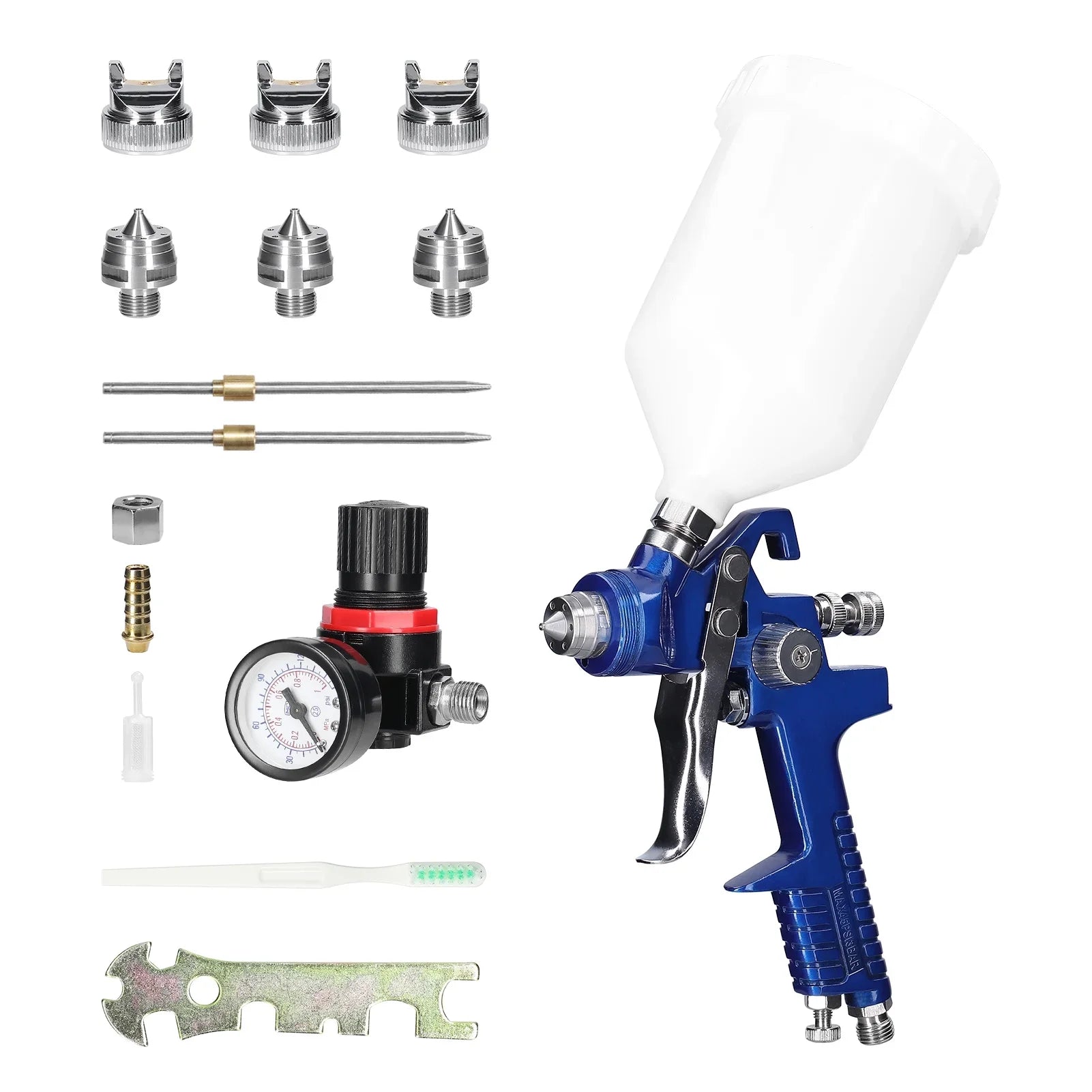 Pinnaco HVLP Car Paint Sizepraying Tool Sizeet, Large Capacity Air Sizeprayer, Sizetainless Sizeteel Airbrush Kit, Auto Paint Repairing Device