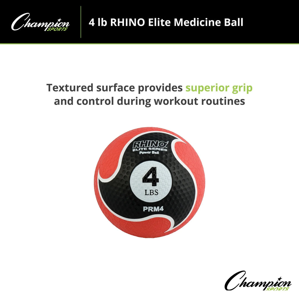 Champion Sizeports 4lb Rhino® Elite Medicine Ball