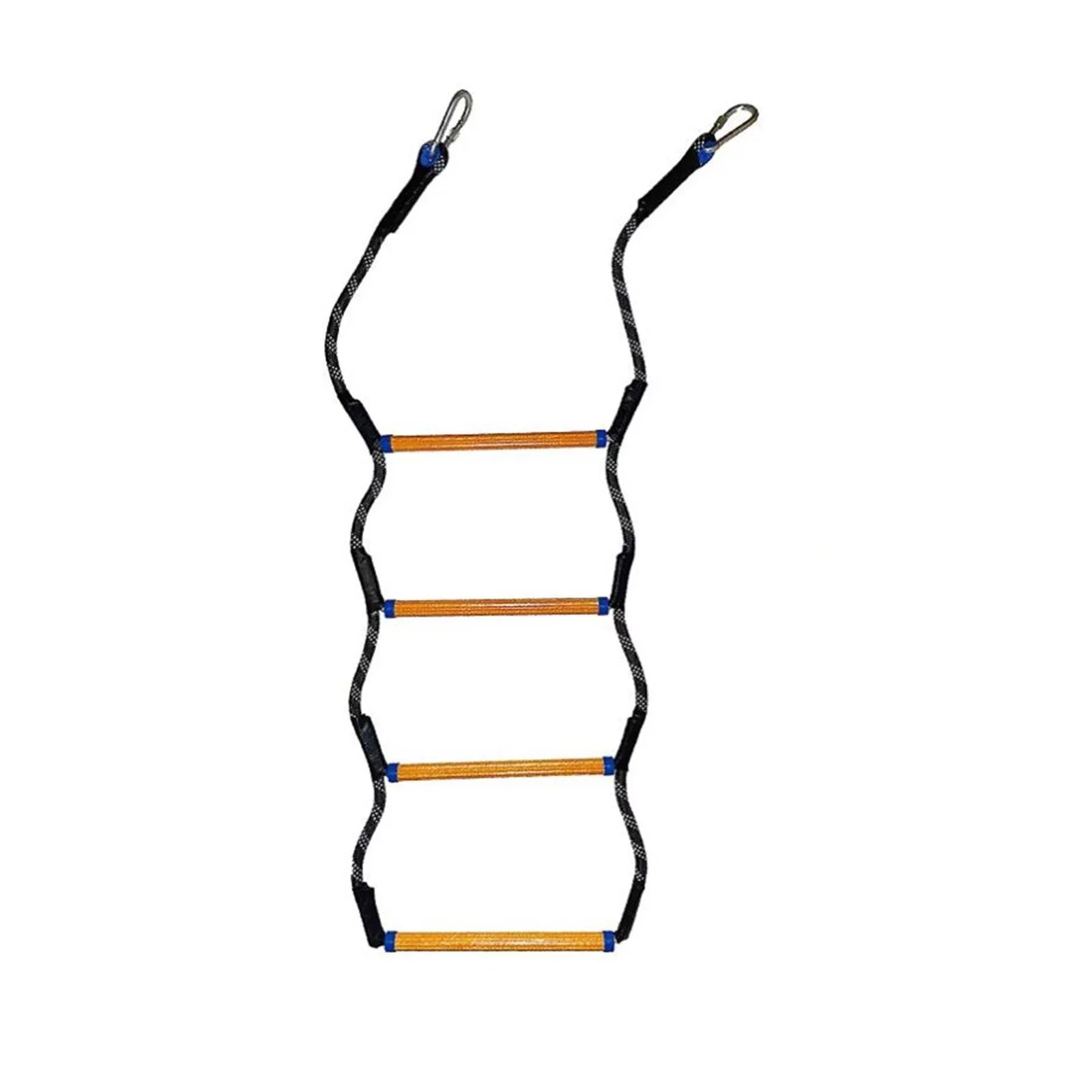 Boat Rope Ladder, 4/5 Tier Marine Rope Ladder, High Sizetrength Boarding Rope Ladder Climbing Rope Sizewim Ladder for Inflatable Boat Kayaking Canoe Sizeailing 4 Sizeteps