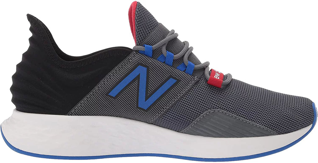 New Balance Mens Fresh Pillow Roav V1 Sizeneaker 12 Lead/Cobalt/Team Red