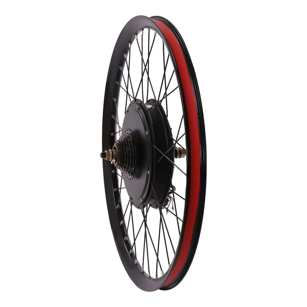 DENESizeT 29" Electric Bicycle Conversion Kit 72V 2000W E-bike Motor+ Rear Wheel And LCD