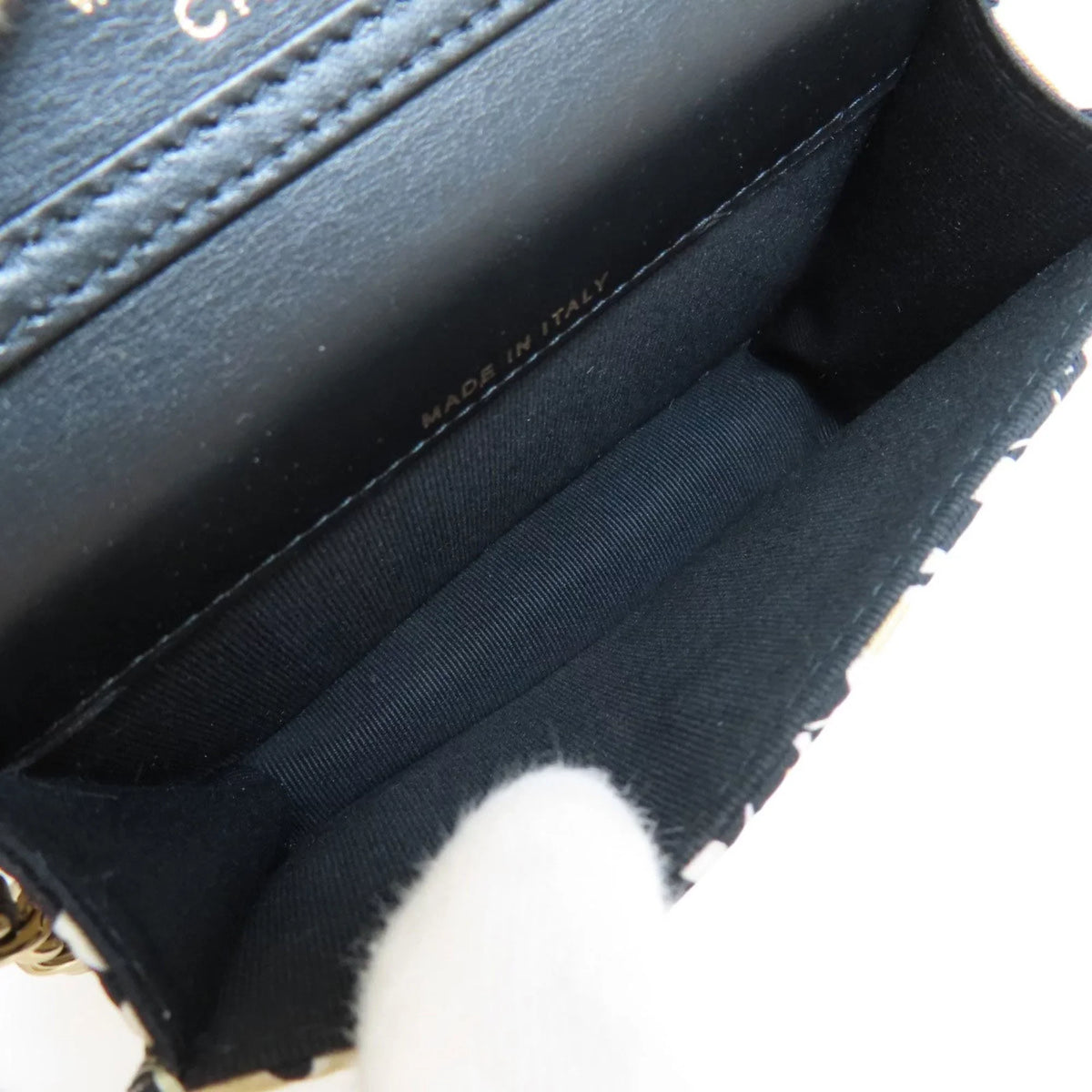 Pre-Owned Chanel Chain Sizehoulder Coco Mark Bag Cotton Women's CHANEL (Good)