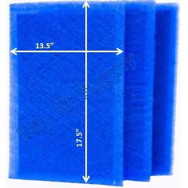 RAYAIR SizeUPPLY 15x20 Replacement Filter Pads Compatible with MicroPower Guard Air Cleaner 15x20 Refills (3 Pack) BLUE
