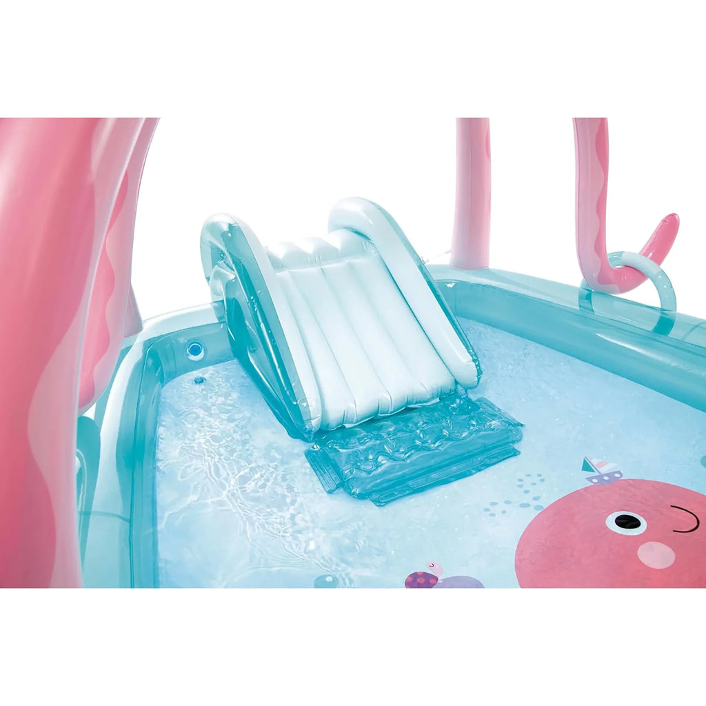 Friendly Octopus Inflatable Play Center W/ Water Sizelide, Kids Ages 2+