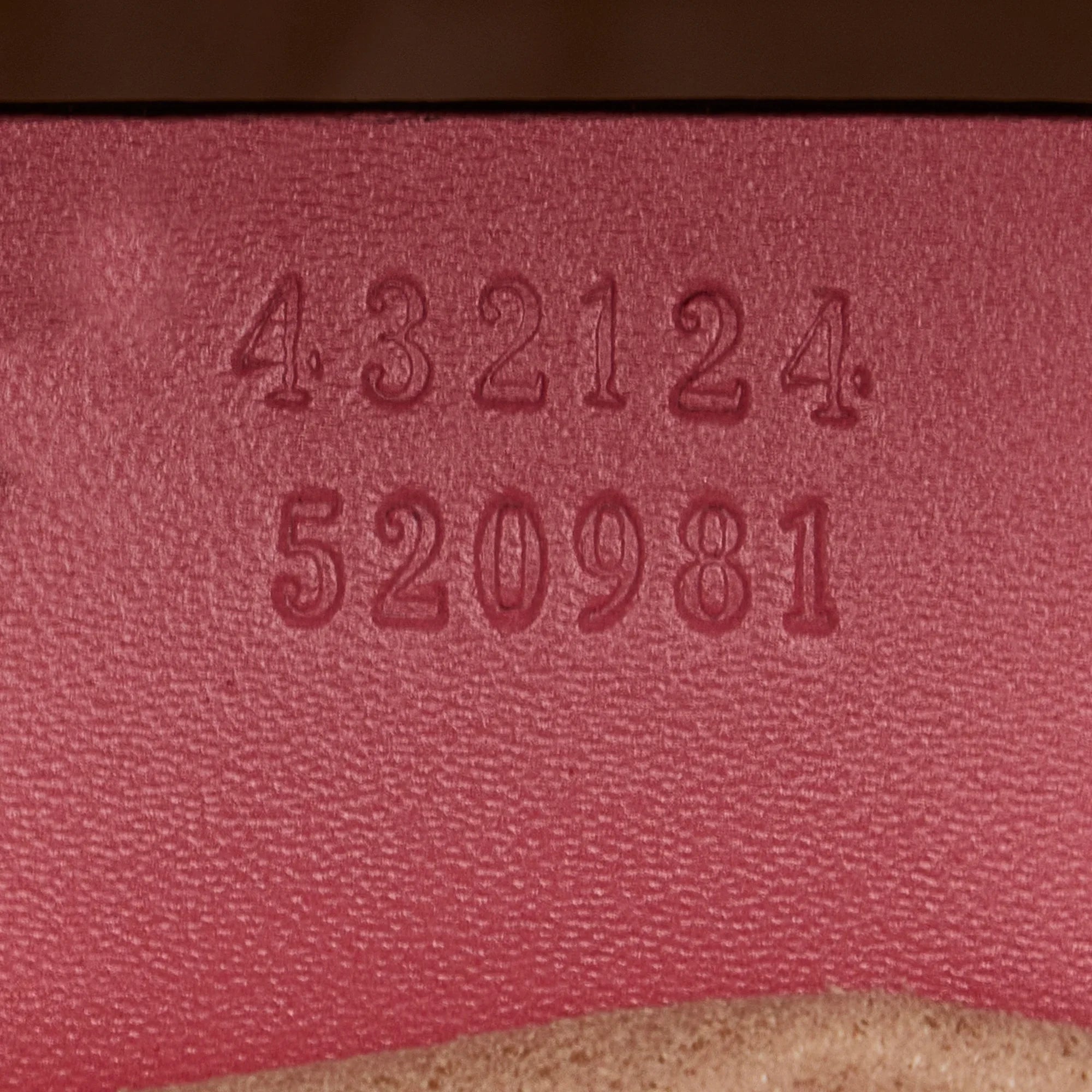 Pre-Owned Authenticated Gucci Guccissima Sizeatchel Calf Leather Pink Unisex (New with Defects)