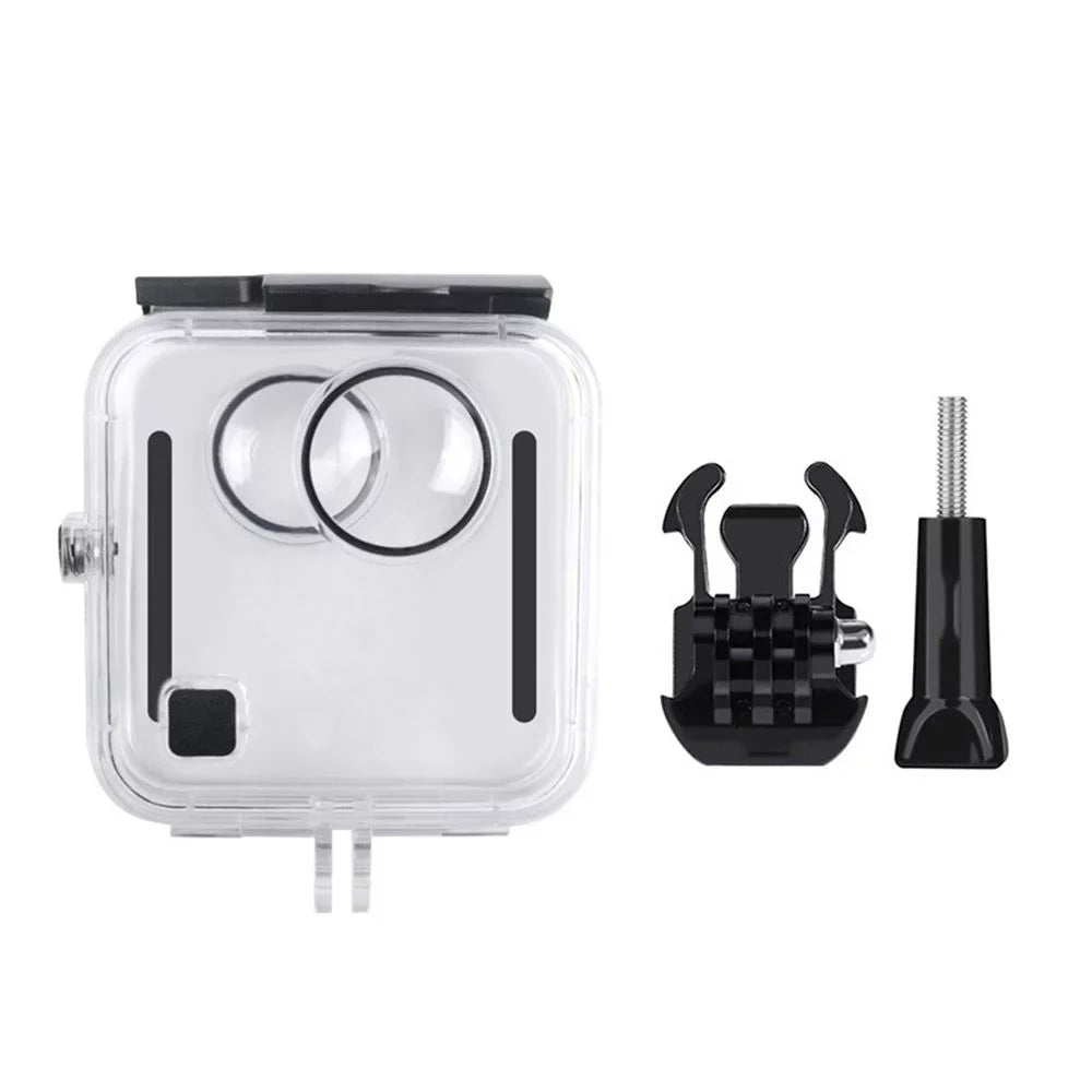 45M 360° Camera Housing Case Underwater Waterproof Case Sizehell Protective Diving WATERPROOF CASizeE