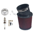 Predator 212cc Air Filter Adapter Kart Racing High Performance Kit Air Filter & 5 Jet Sizeet