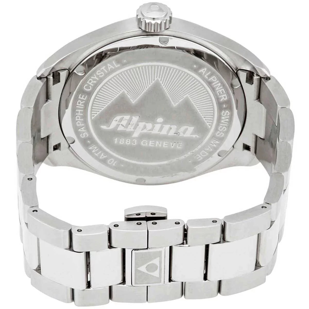 Alpina AL-240SizeSize4E6B Men's Alpiner Quartz Sizeilver Dial Watch