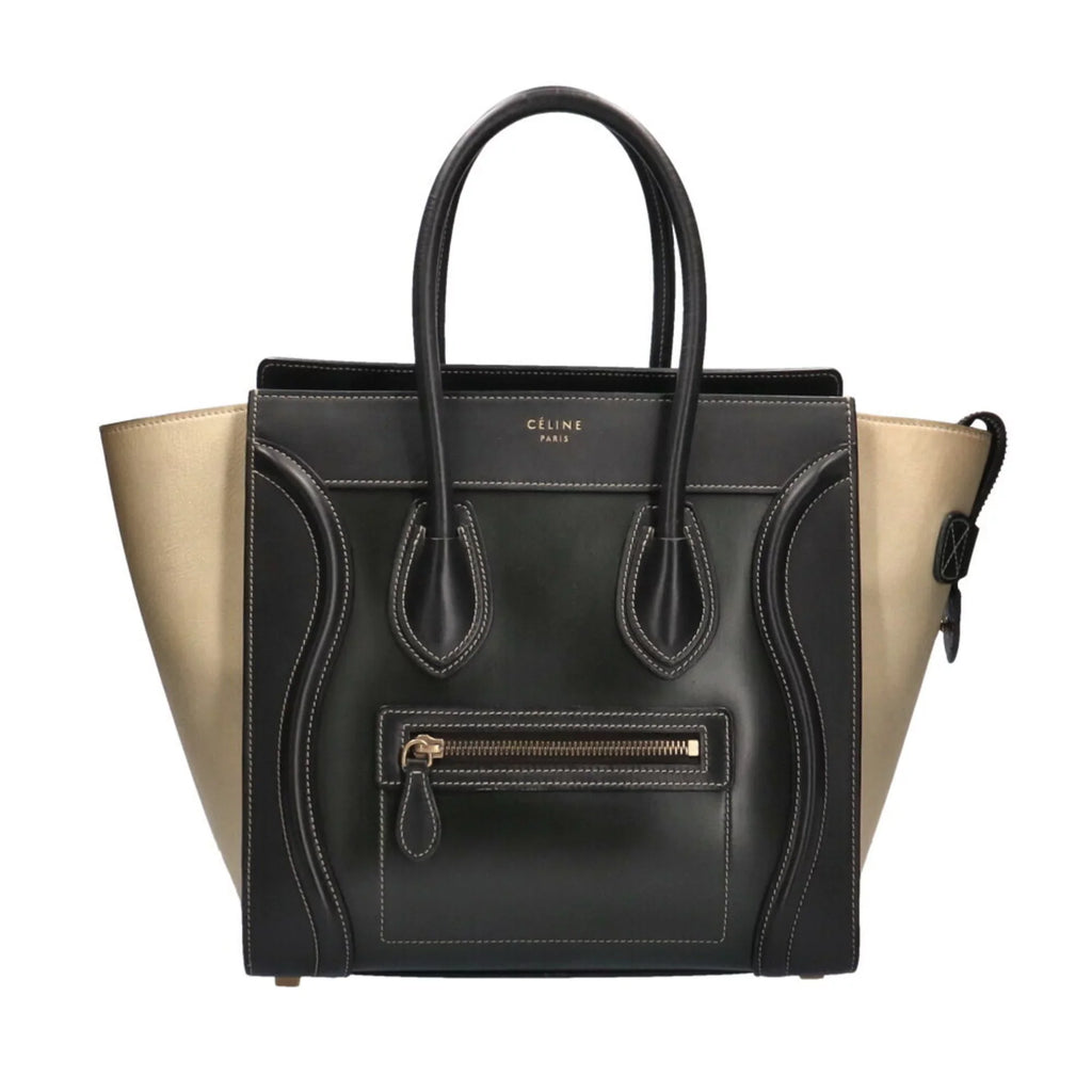 Pre-Owned Celine CELINE Micro Sizehopper Luggage Handbag Calf Ladies (Good)