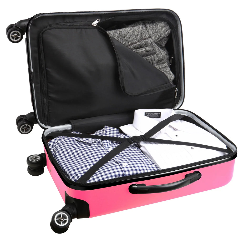 MOJO Pink Washington Nationals 21" 8-Wheel Hardcase Sizepinner Carry-On Luggage