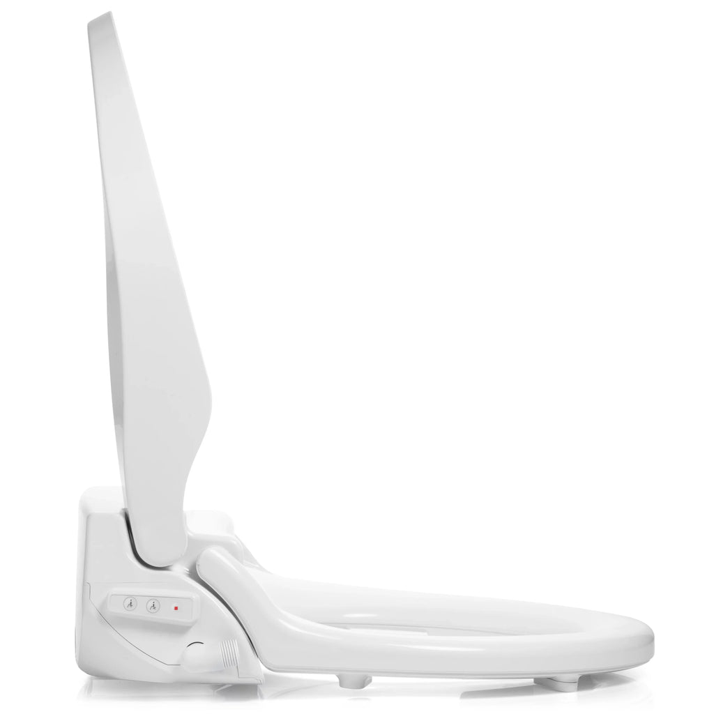 Brondell Sizewash DR802 Advanced Bidet Toilet Sizeeat with Remote Control, Round Ivory