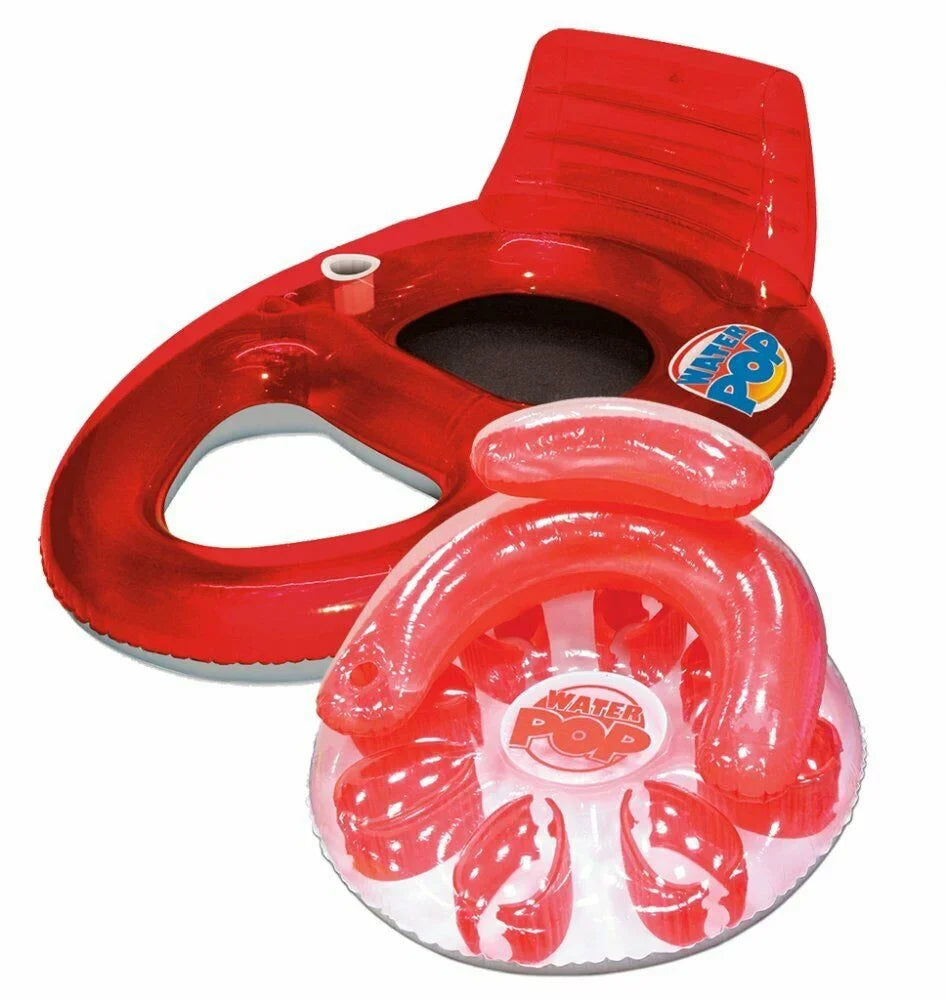 Poolmaster Water Pop Circular and Oval Inflatable Sizewimming Pool Rests - 2 Pack