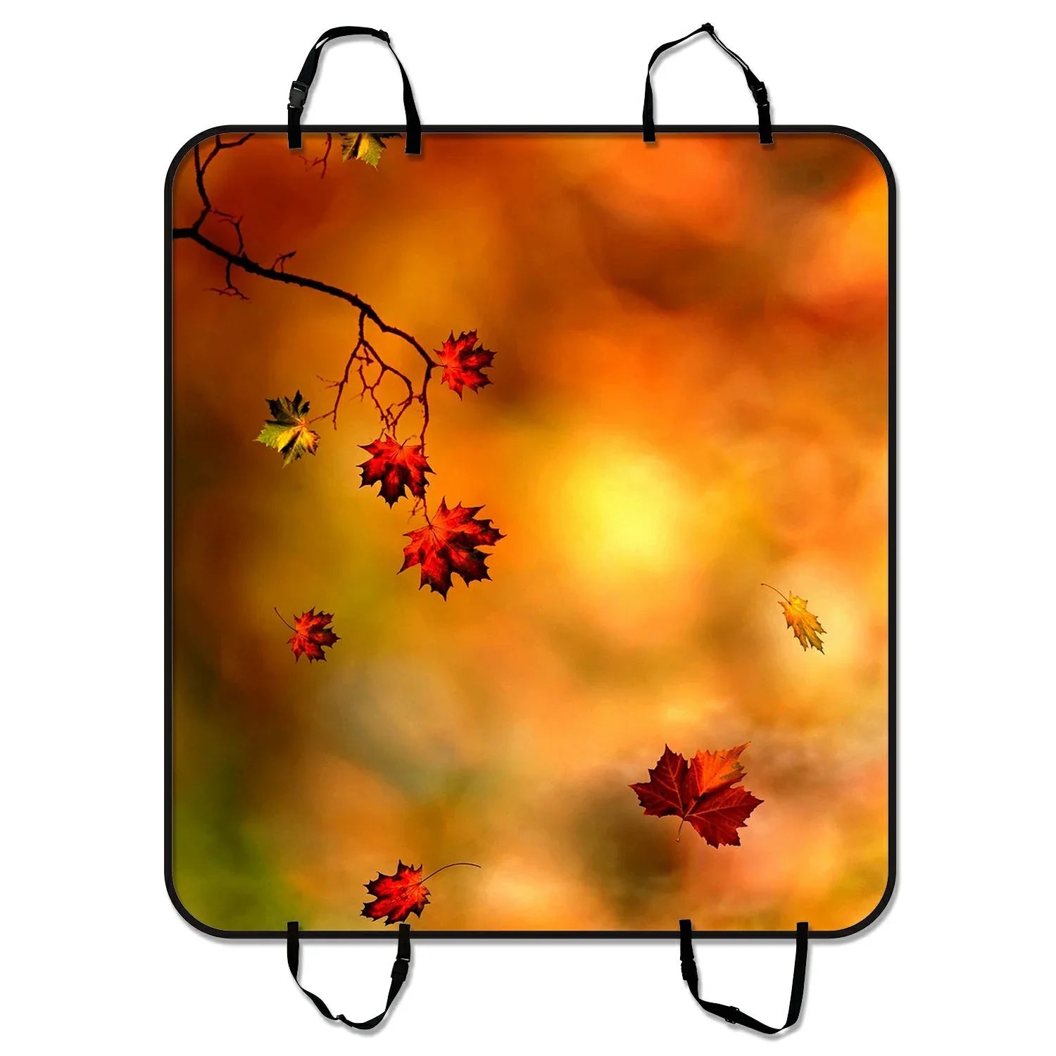 GCKG Autumn-Maple leaf Pet Car Sizeeat Cover Dog Car Sizeeat Mat Hammock Cargo Mat Trunk Mat For Cars Trucks and SizeUV 54x60 inches