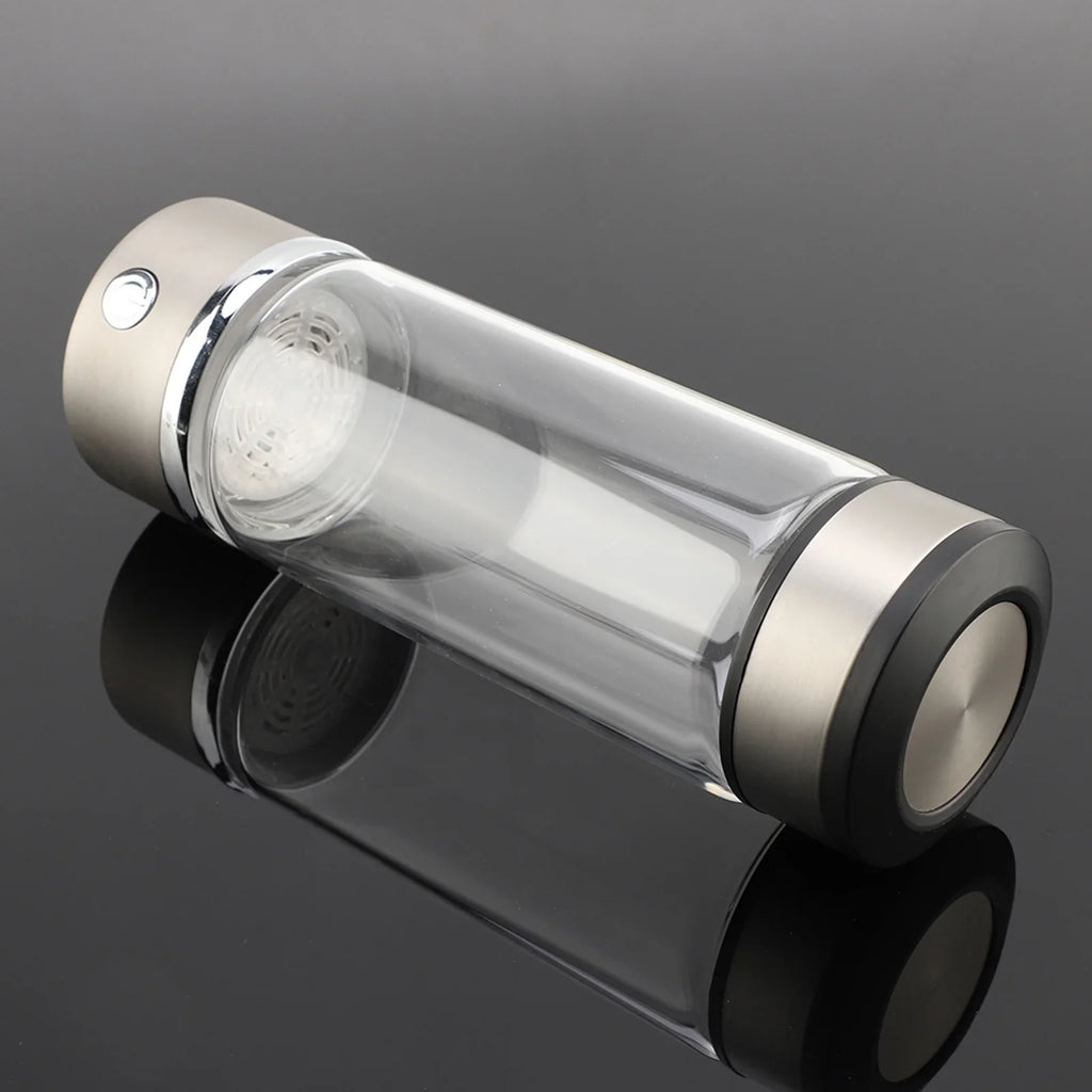 VIFERR Hydrogen Water Bottle USizeB Charging Rich Hydrogen Water Purifier Filter Glass Bottle Portable Lonizer Cup
