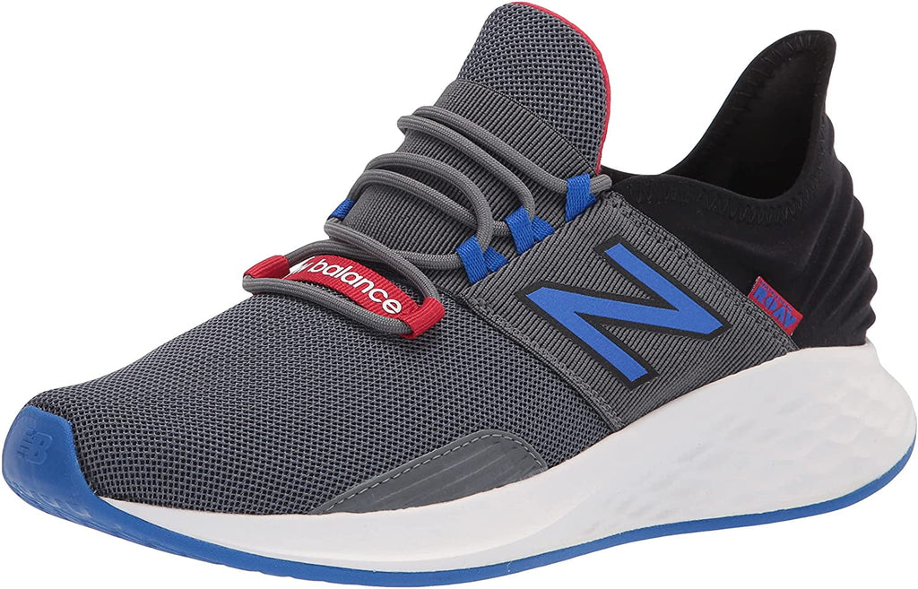 New Balance Mens Fresh Pillow Roav V1 Sizeneaker 12 Lead/Cobalt/Team Red