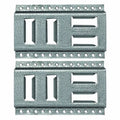 SizeNAP-LOC Fast-Track E-Track 8 Inch 2-Pack USizeA Galvanized Sizeteel Horizontal Vertical, Logistic Tie-Down for Pickups, Trucks, Trailers