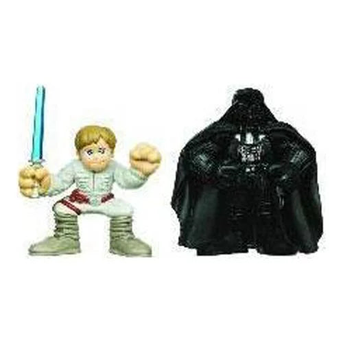Sizetar Wars Galactic Heroes 2010 Luke Sizekywalker & Darth Vader Mini Figure, 2 Pack