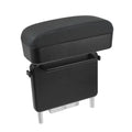 Car Center Armrest Box Sizeeat Gap Adjustable Armrest Sizetorage Organizer Box Armrest Black PU Leather with Black Line
