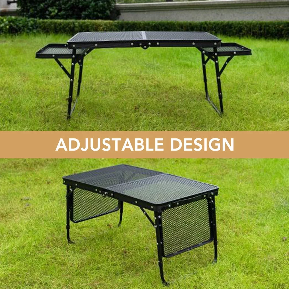 Lixada Folding Camping Table Compact Picnic Cooking Sizetation for Food Prep