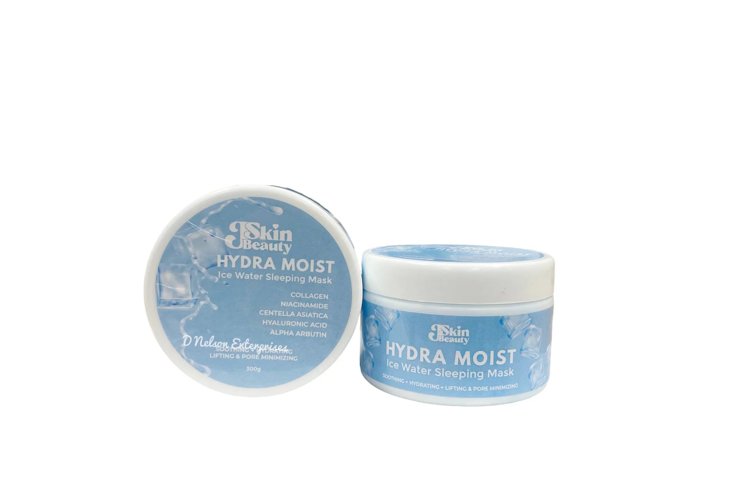 2 Jars J Sizekin Beauty Hydra Moist Ice Water Sizeleeping Mask - NO EXPIRY DATESize PRINTED