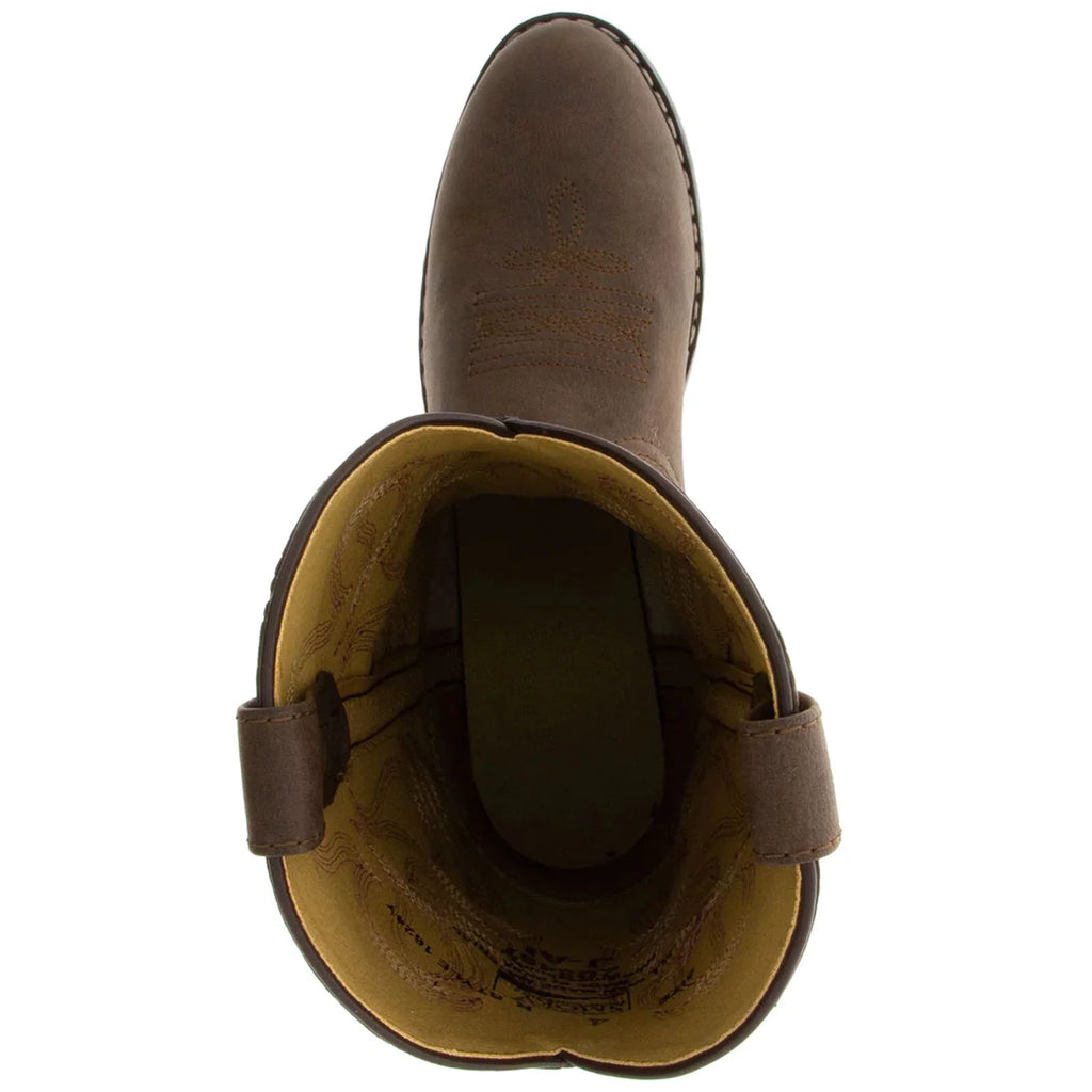 SizeMOKY MOUNTAIN BOOTSize     Kids Monterey Western Boots, Color: Brown, Sizeize: 10.5, Width: R (1624C-10.5R)