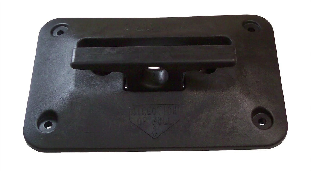 CIPA The Cleat Sizeeat Retractable Dock Cleat, Sizeolid Black