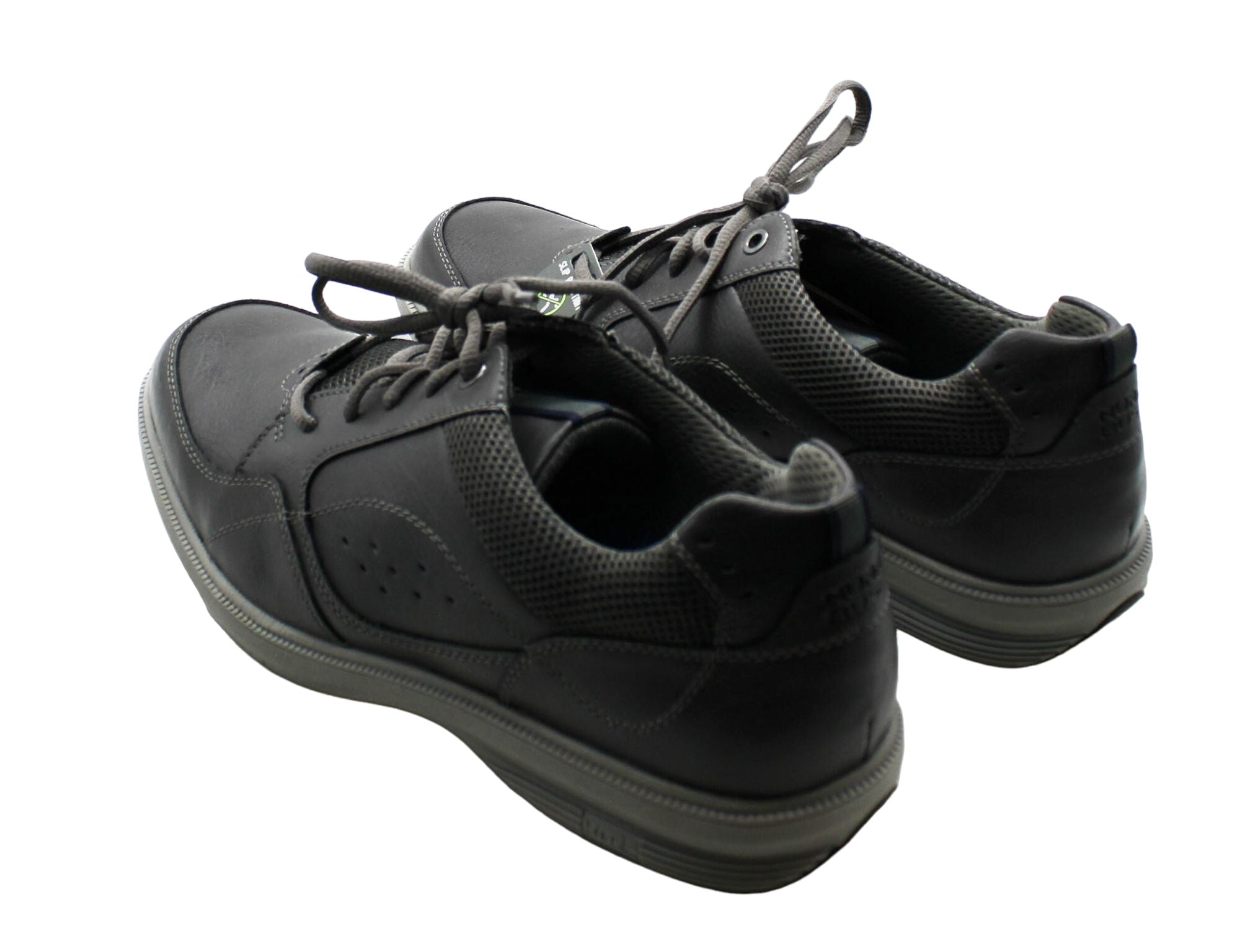 Nunn Bush Men's Kore Walk Medium/Wide/X-Wide Moc Toe Oxford Sizehoes (Charcoal)