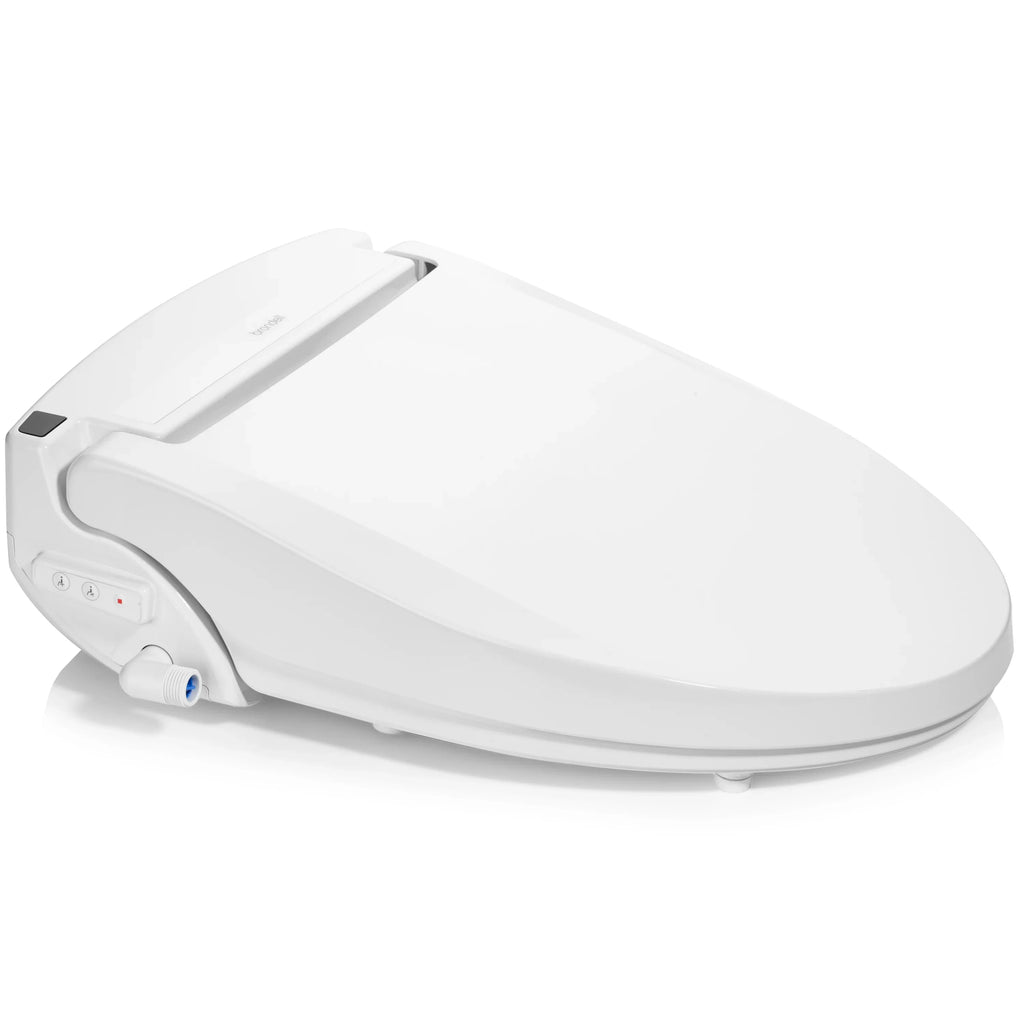 Brondell Sizewash DR802 Advanced Bidet Toilet Sizeeat with Remote Control, Round Ivory