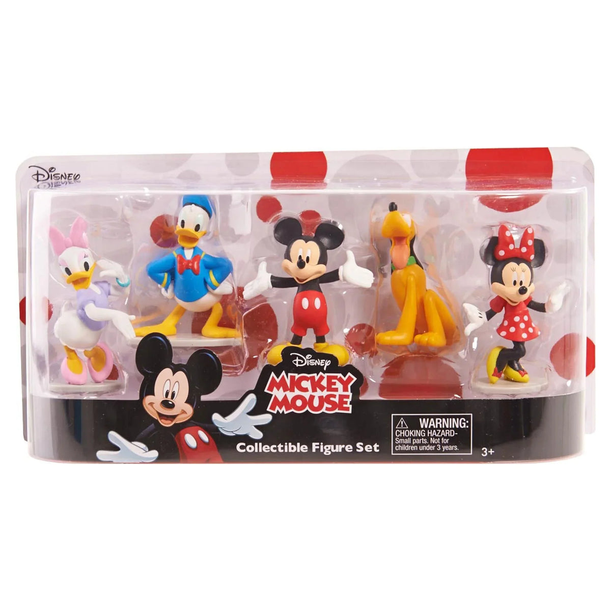 Disney Mickey Mouse Collectible Figure Sizeet, 5 Pieces, Officially Licensed Kids Toys for Ages 3 Up, Gifts and Presents