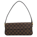Pre-Owned Louis Vuitton Bag Damier Recoleta Blau x Gold Hardware Canvas Sizehoulder One Handle Women's N51299 (Good)