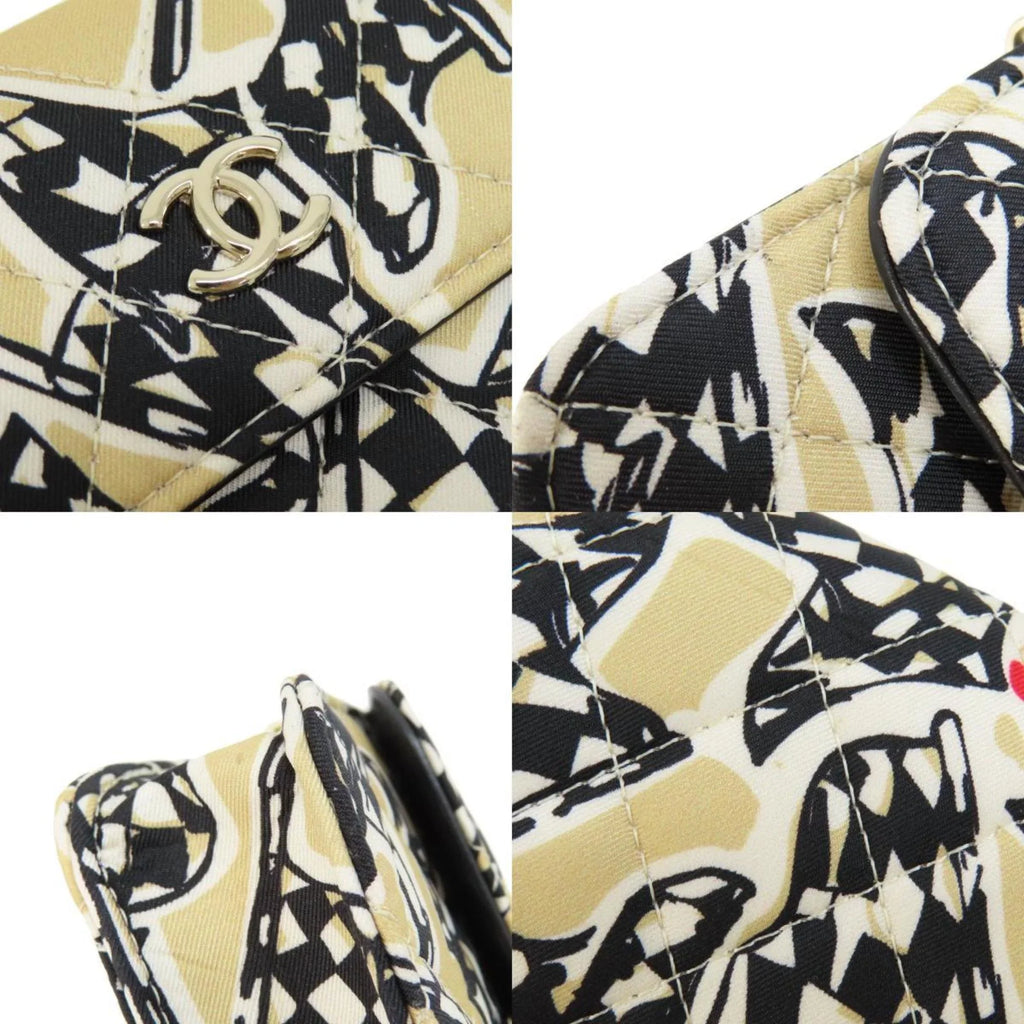 Pre-Owned Chanel Chain Sizehoulder Coco Mark Bag Cotton Women's CHANEL (Good)