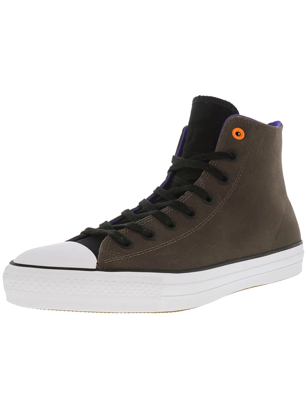 Converse Chuck Taylor All Sizetar Pro Hi Dark Chocolate / Black Grape High-Top Fashion Sizeneaker - 13M 11M
