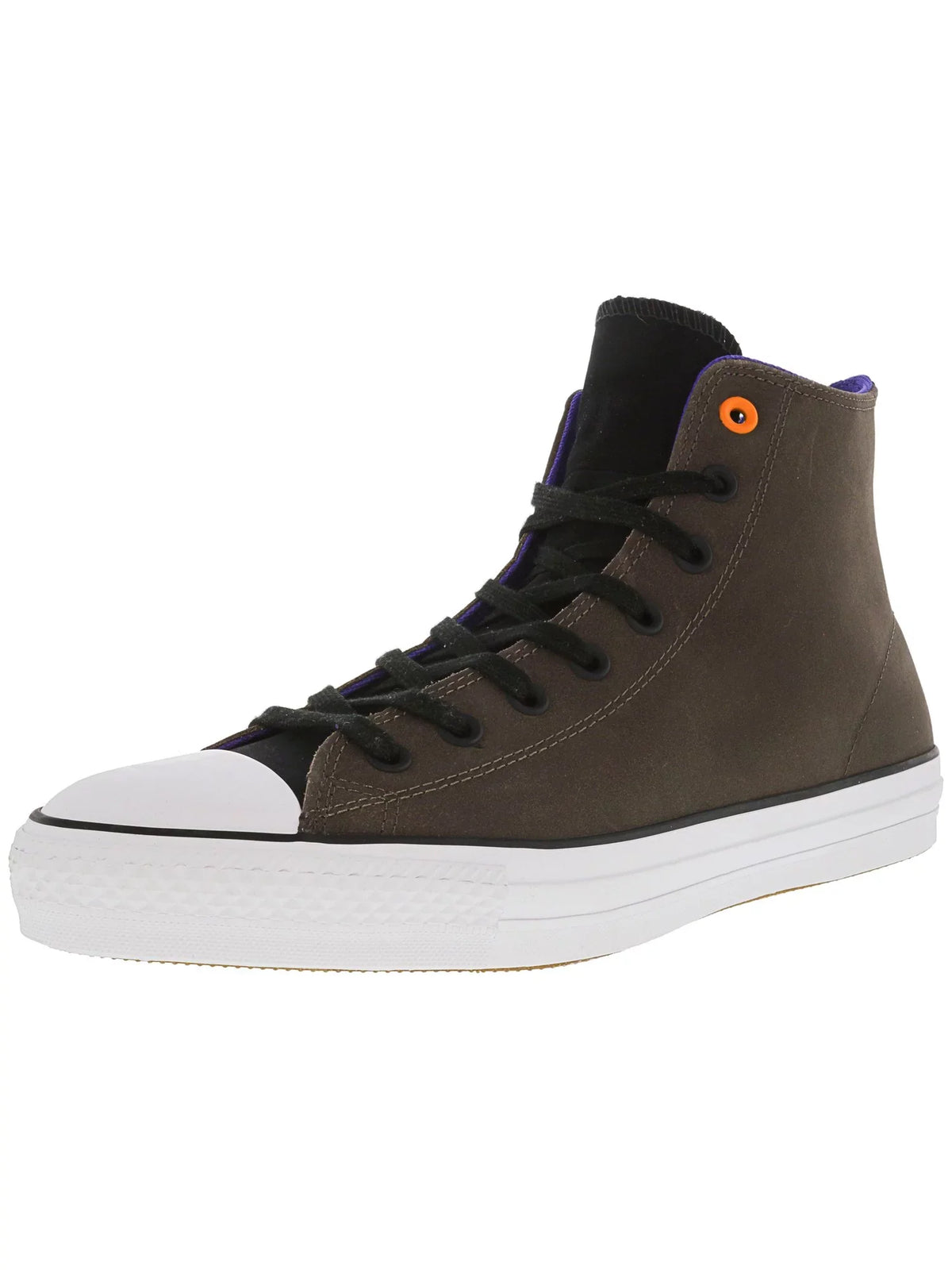 Converse Chuck Taylor All Sizetar Pro Hi Dark Chocolate / Black Grape High-Top Fashion Sizeneaker - 13M 11M