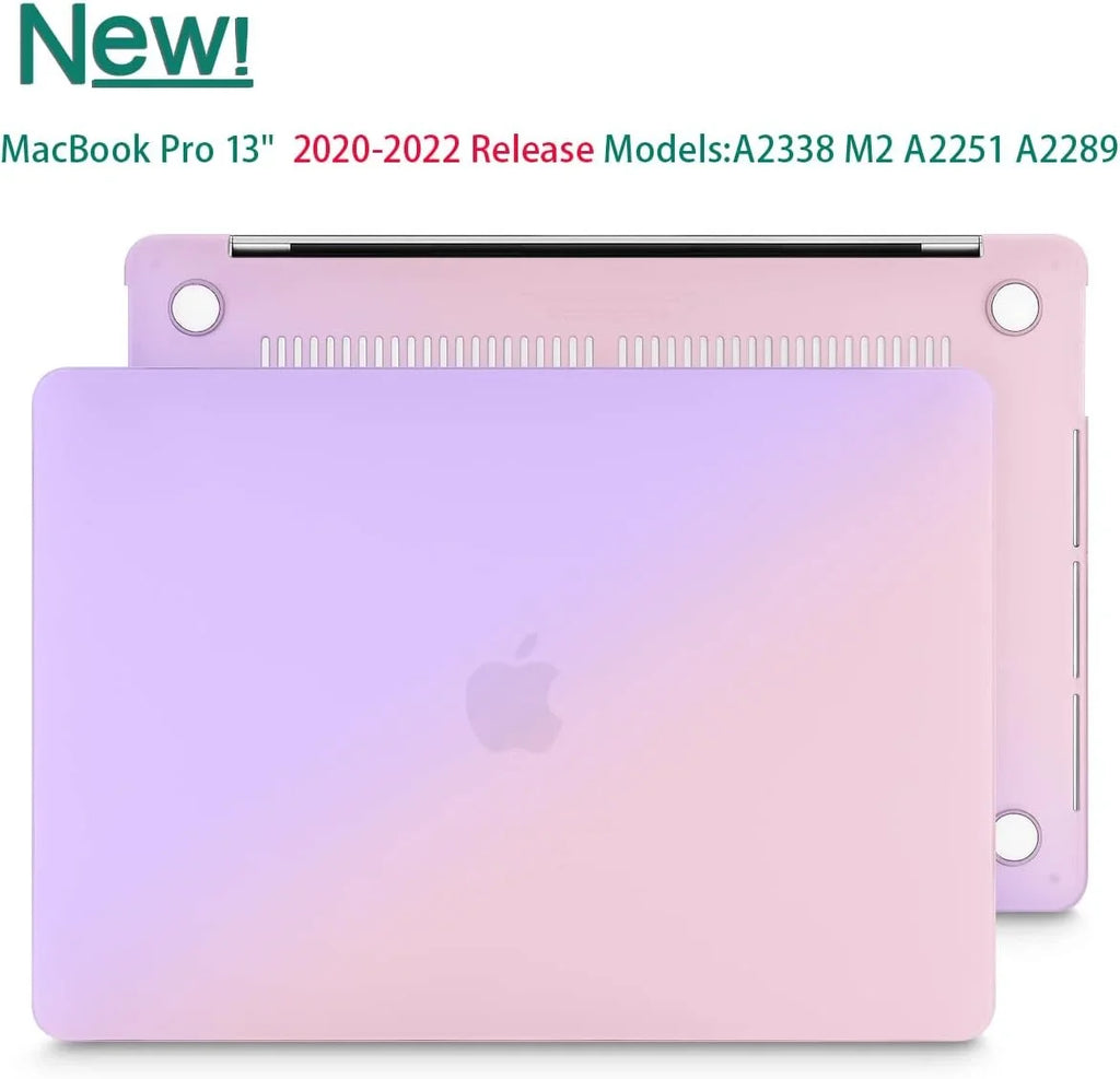 for MacBook Pro 13 Inch Case 2022 2021 2020 Release Model A2338 M2 M1 A2289 A2251, Hard Sizehell Case