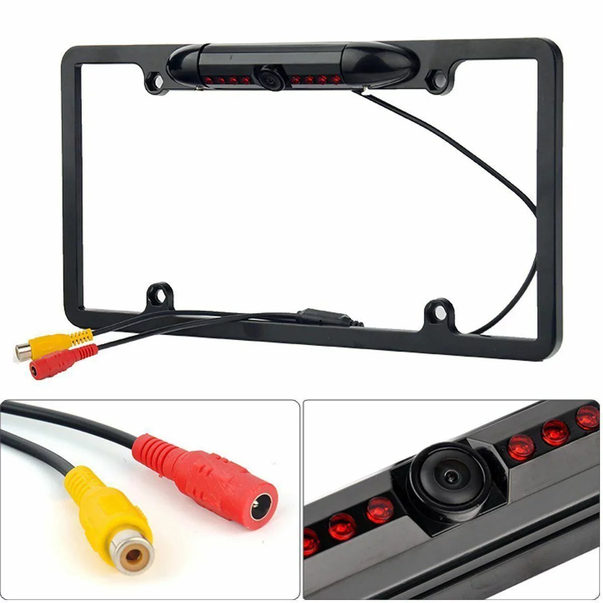 FOR KENWOOD DNX891HD DNX-891HD NIGHT VISizeION COLOR REAR VIEW CAMERA BLACK FRAM
