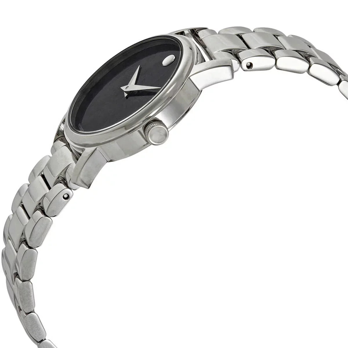 Movado Classic Museum Quartz Black Dial Ladies Watch 2100017