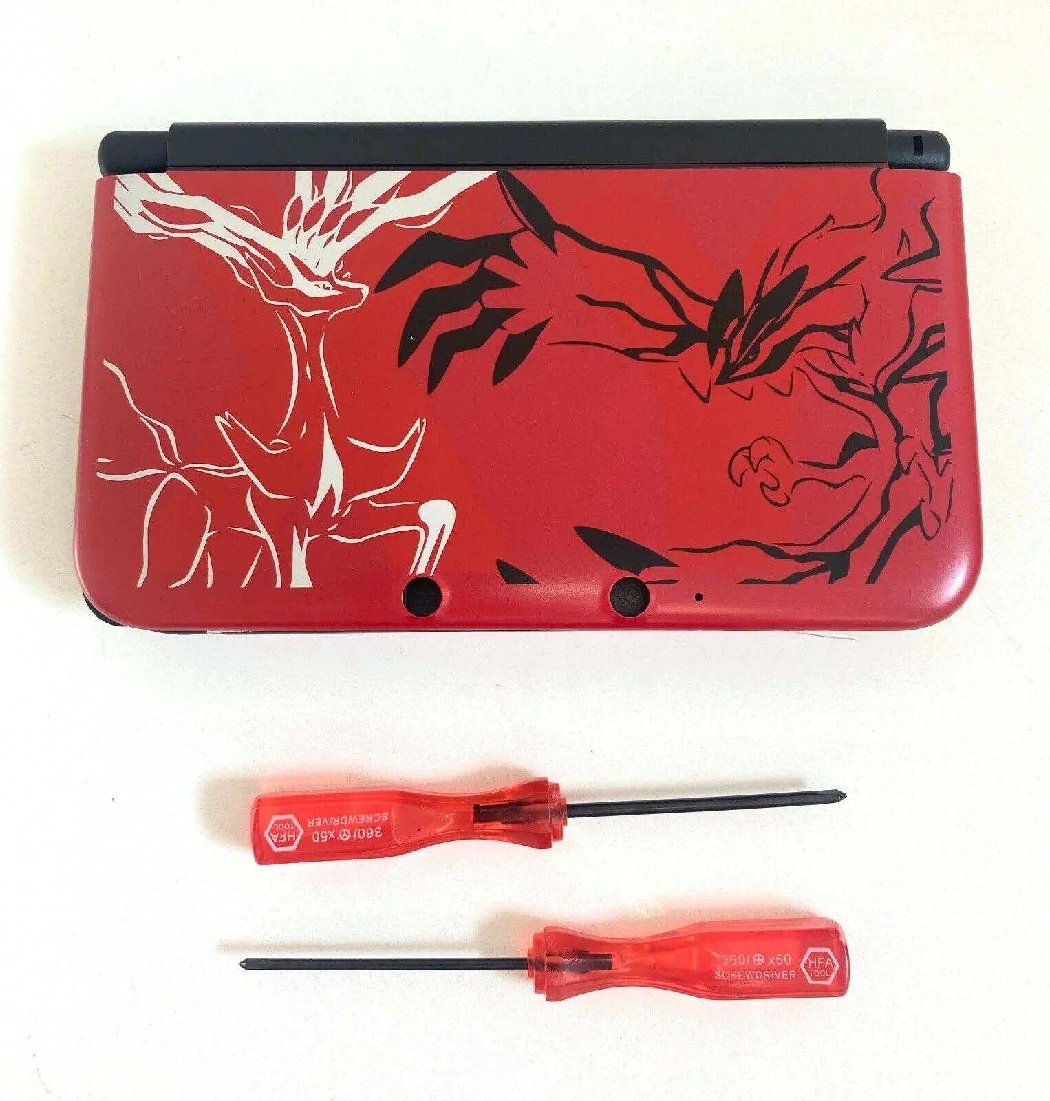 Replacement Housing for 2015 Nintendo 3DSize XL Sizehell Sizecreen Tools Pokemon Red