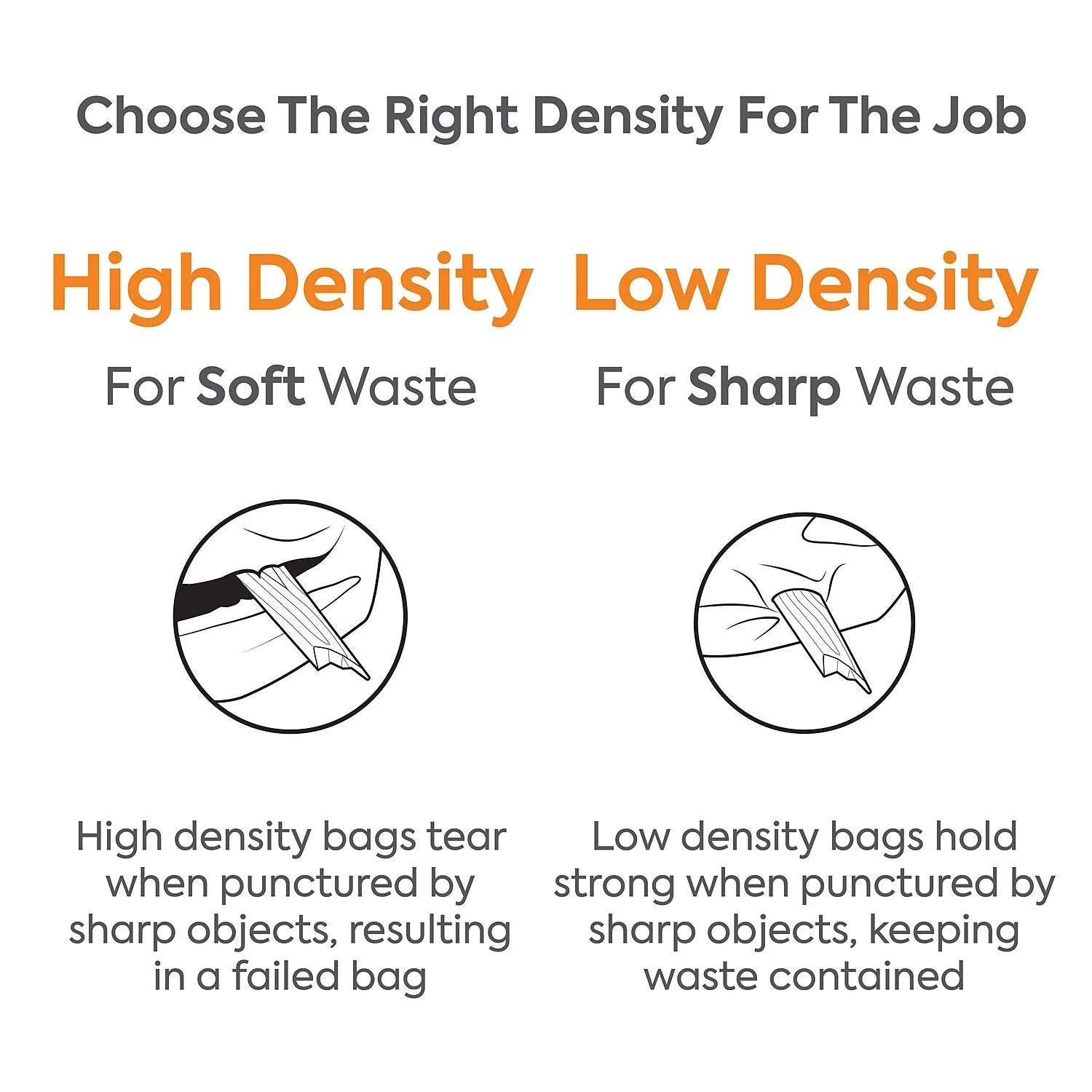 MyOfficeInnovations Trash Bags 8-10 gal 24x24 High Density 8 Mic Natural 1000 CT 275497