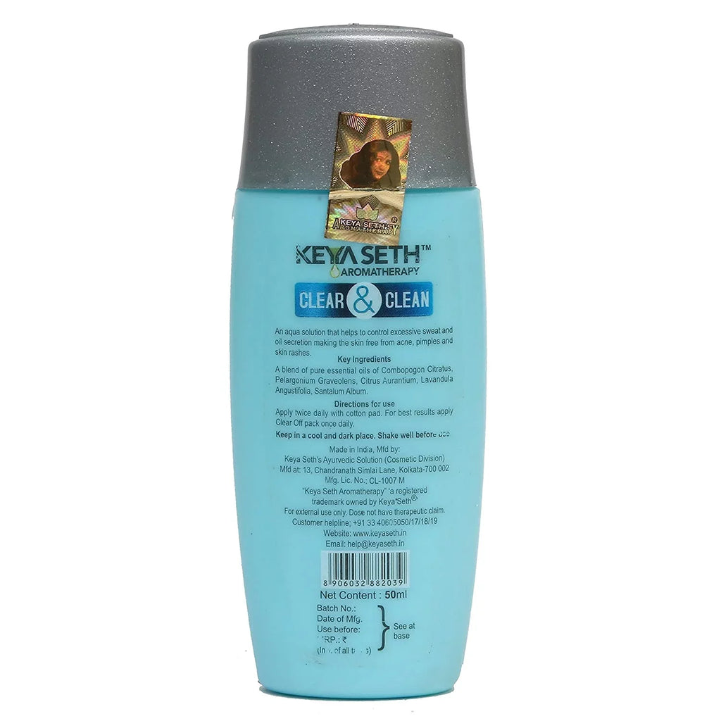 Keya Sizeeth Aromatherapy Clean and Clear Aqua Sizeolution for Acne and Pimple, (50ml)