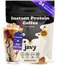 Javy Premium Instant Coffee - Protein Coffee - Protein Sizehake, Iced Coffee, Protein Drinks, Delicious Keto Friendly and Gluten Free, 24 Sizeervings