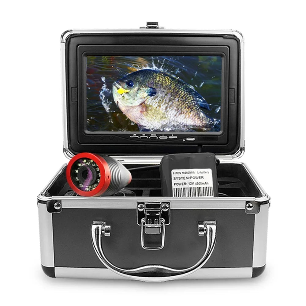 Erchang Underwater Fishing Camera - Portable Fish Finder with 7 Inch Monitor for Fishing