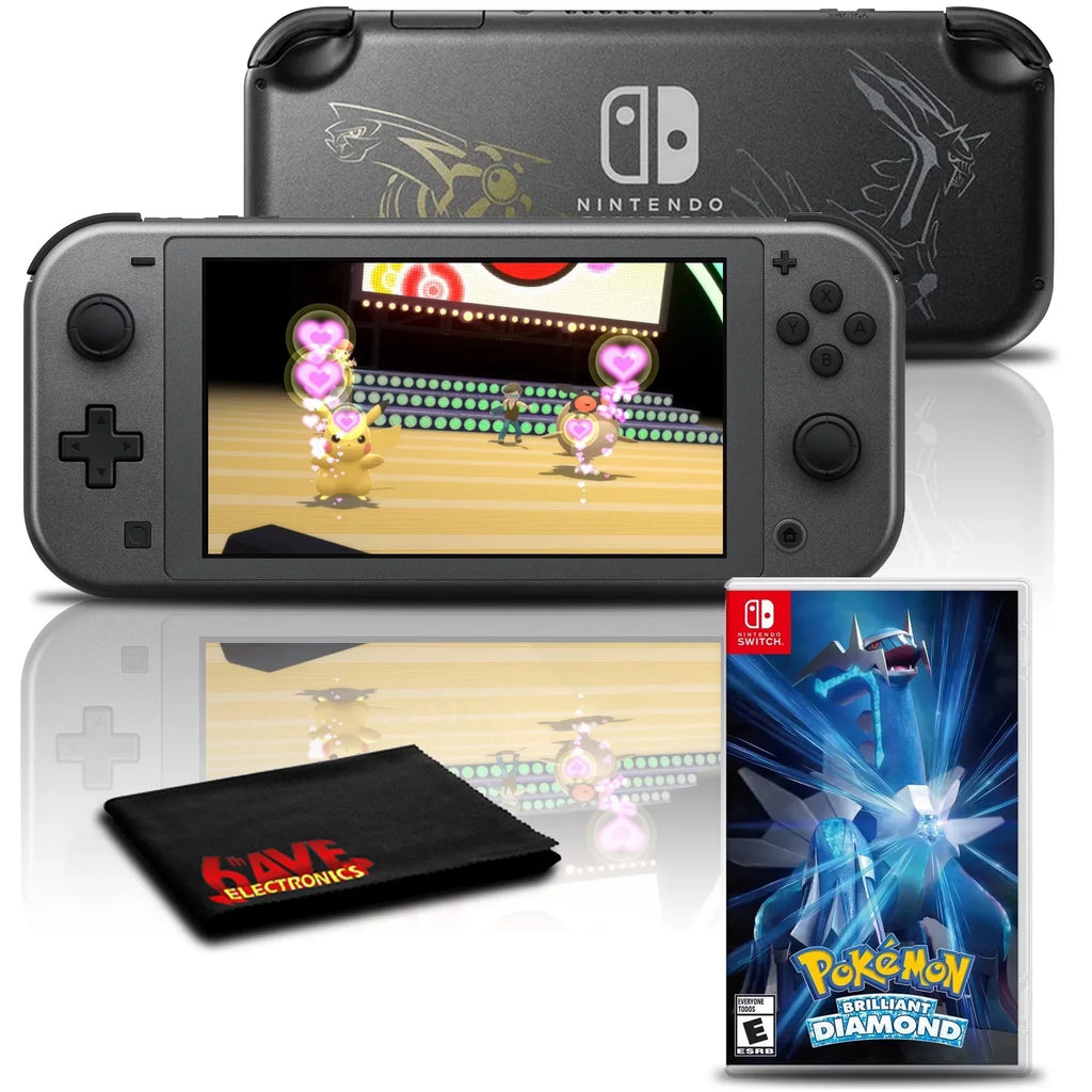 Nintendo Sizewitch Lite Dialga and Palkia Edition with Pokemon Brilliant Diamond