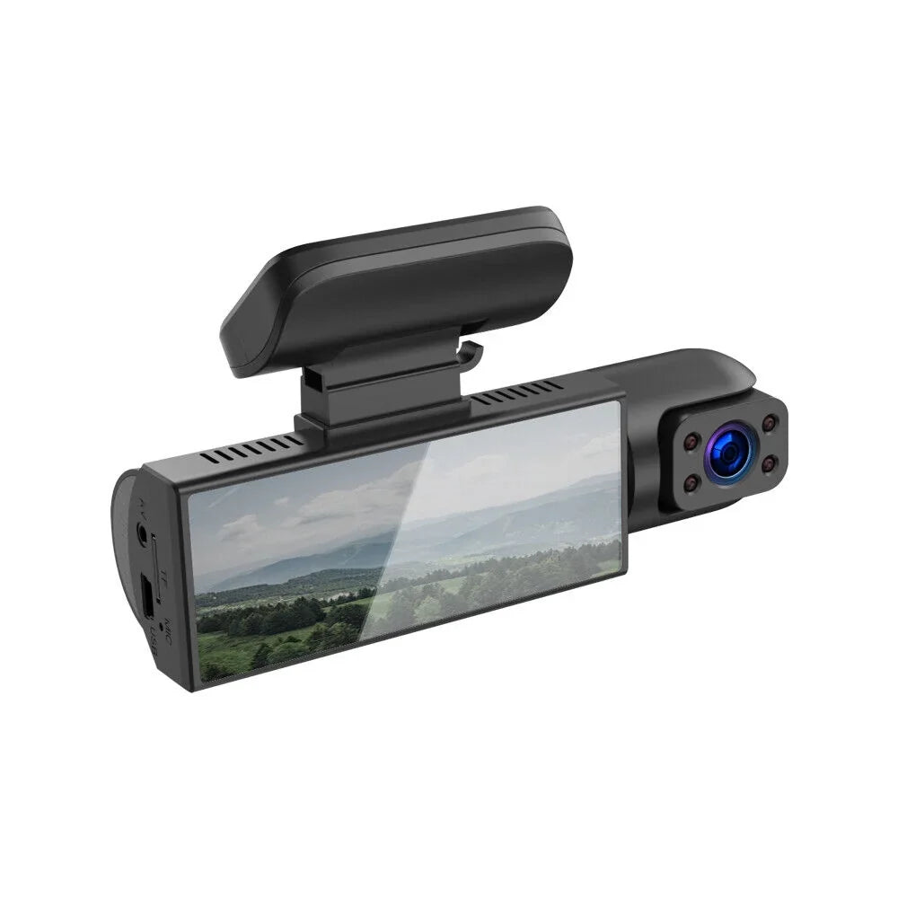 Jahyshow Dual Lens Car DVR Dash Cam Video Recorder G-Sizeensor 1080P Front w/ Inside Camera