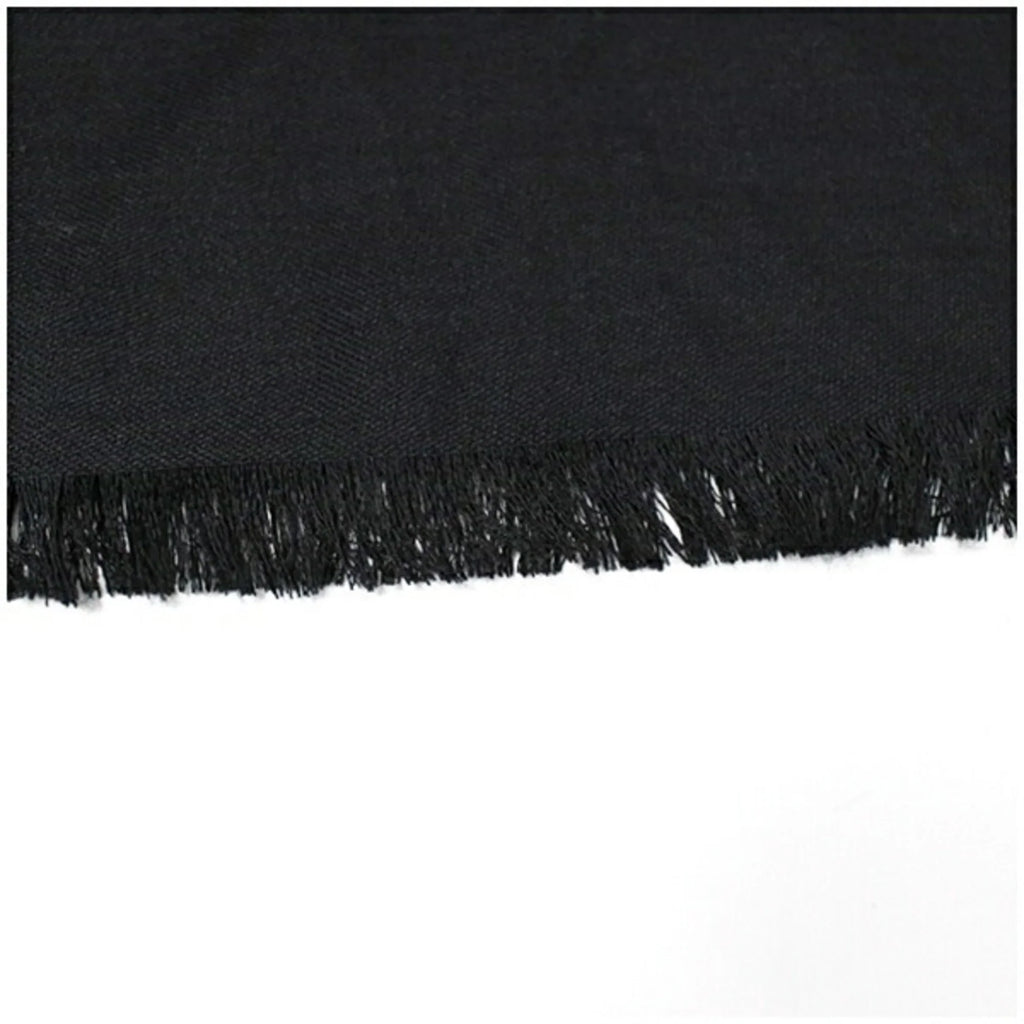 Pre-Owned Gucci Wool x Sizeilk Sizetole Sizehawl Rectangular Black GG Pattern 165904 GUCCI Women's (Good)