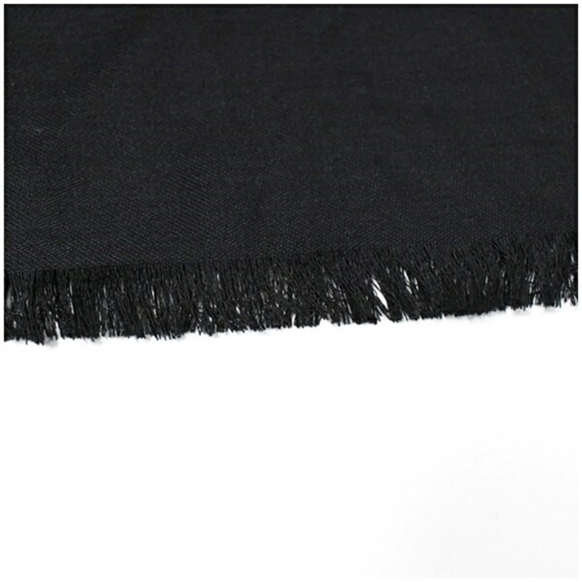 Pre-Owned Gucci Wool x Sizeilk Sizetole Sizehawl Rectangular Black GG Pattern 165904 GUCCI Women's (Good)