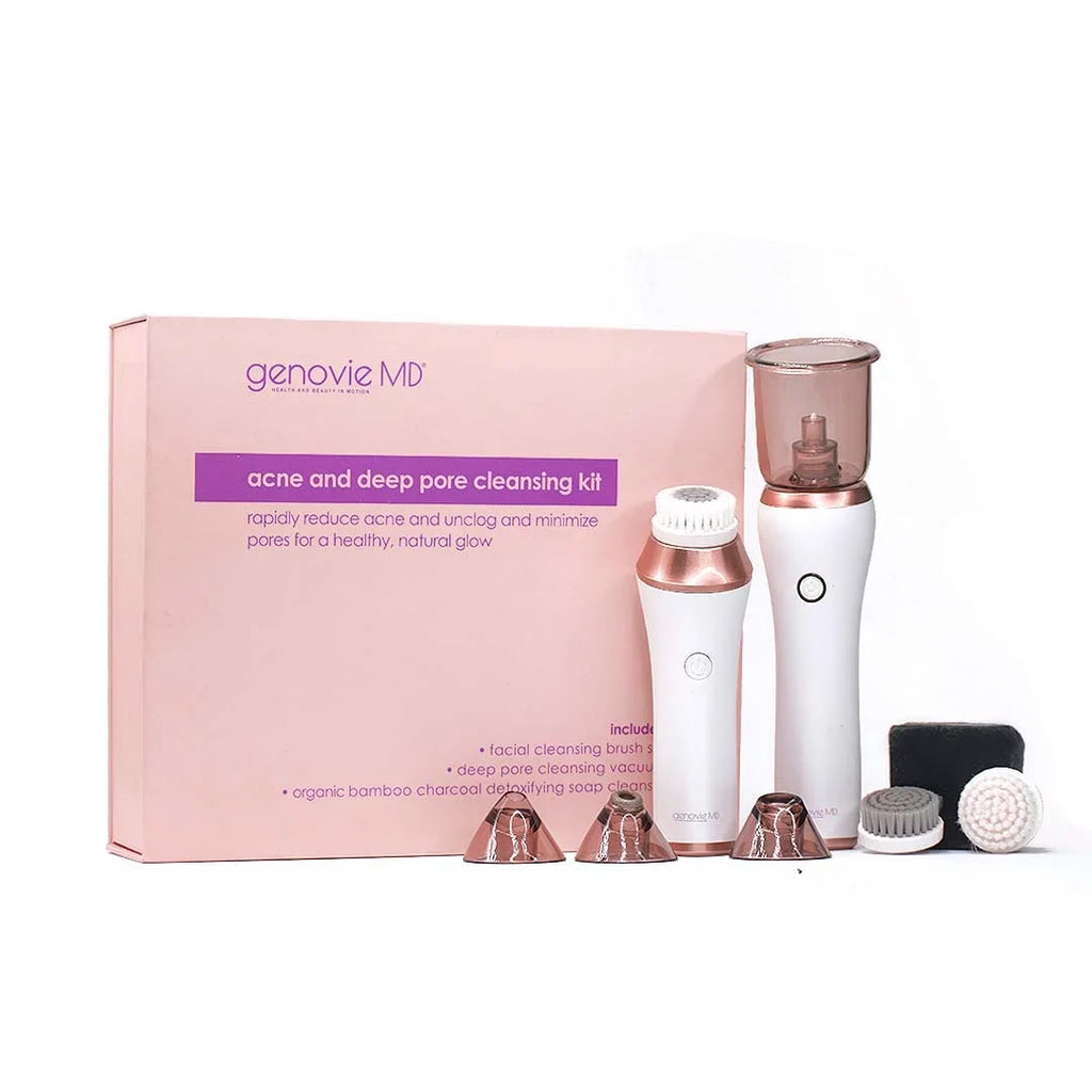 Genovie MD Acne and Deep Pore Cleansing Kit for Face, Acne Remover, Blackhead Remover, Facial Sizekin Treatment, Vacuum Sizeuction
