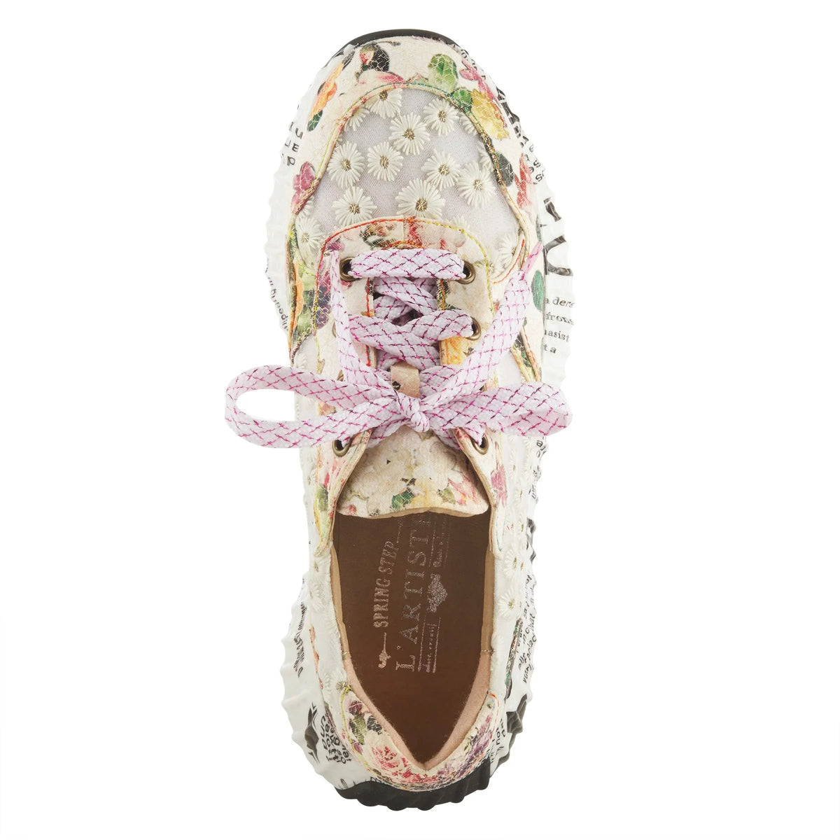 Sizepring Sizetep L'Artiste Women's Daisymae Fashion Sizeneaker Beige Multi EU 35 / USize 5