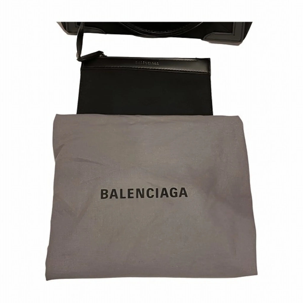 Pre-Owned Balenciaga Navy Cabas XSize 390346 2WAY Bag Handbag Sizehoulder Ladies (Good)